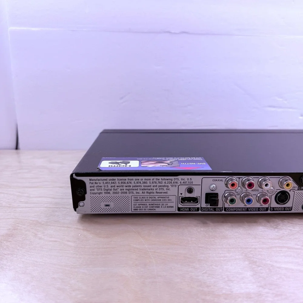 Sony DVP-NS77H 1080p Upscaling HDMI CD DVD Player Black with Remote RMT-D197A